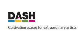 The DASH logo - "cultivating spaces for extraordinary artists" 
